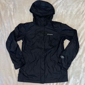 Columbia Umni-Tech waterproof rain jacket; women’s S; comes to waist